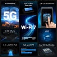 Router de Viagem GL.iNet GL-E5800 Mudi 7 Wireless E5800 Wi-Fi 7 5G Tri Band image number null