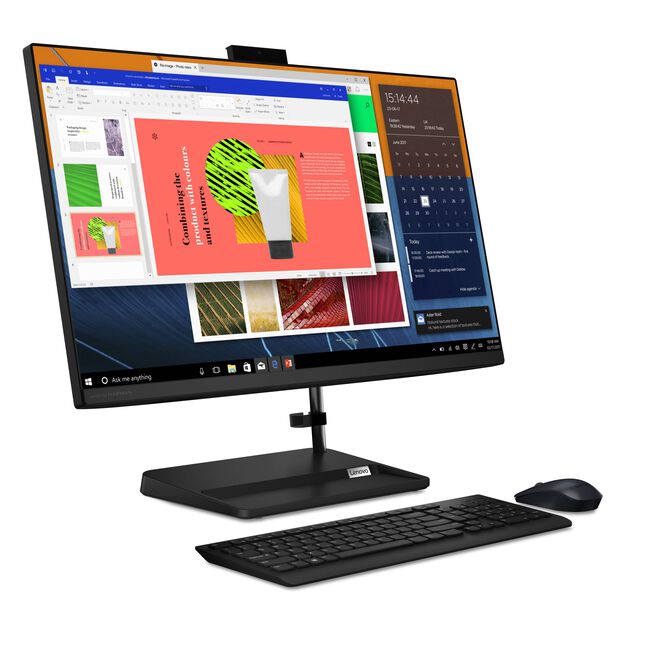Computador All-In-One Lenovo IdeaCentre AiO 3 27ALC6-633 27" R5 7430U 16GB 512GB FHD + Teclado + Rato Wireless image number 2