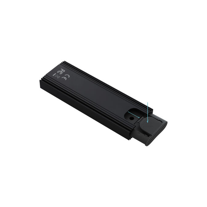 Caixa SSD Tooq TQE-2230B M.2 NVMe PCIe USB3.1 Gen 2 Preto image number 2