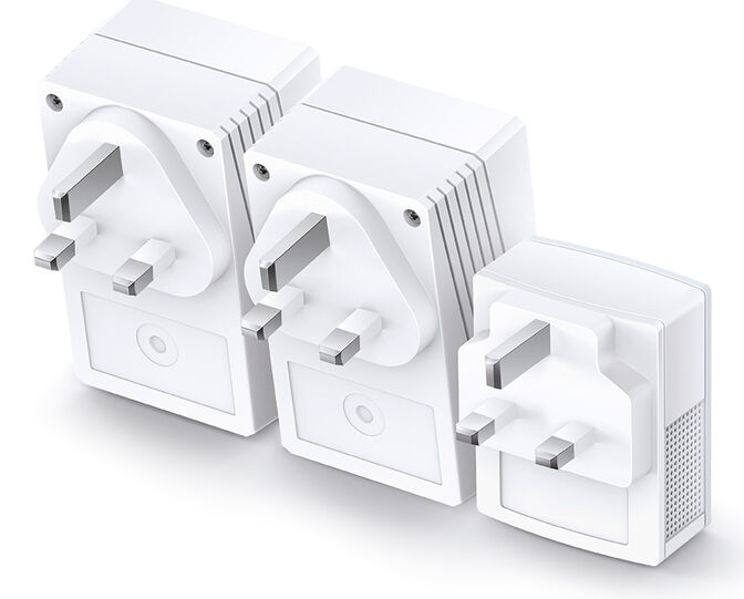 Powerline TP-Link TL-WPA4220 TKIT AV600 Homeplug AV Ethernet Wi-Fi 300Mbps image number 1