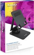 Suporte de Mesa Tooq Rotativo Ajust&aacute;vel p/ Tablet Max. 13" Preto image number null