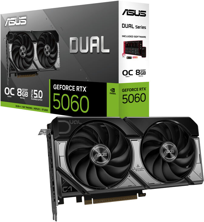 Gr&aacute;fica Asus GeForce&reg; RTX 5060 Dual OC 8GB GDDR7 DLSS4 image number 15