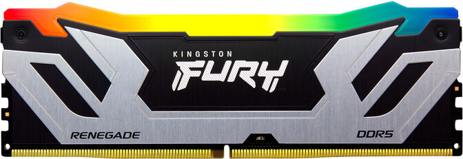 Kingston Kit 48GB (2 x 24GB) DDR5 CU-DIMM 8400MHz FURY Renegade RGB Silver CL40 image number 2