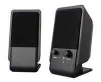 Colunas Ewent EW3528 Est&eacute;reo 2.0 12W RMS Pretas