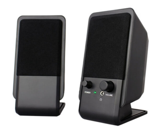 Colunas Ewent EW3528 Est&eacute;reo 2.0 12W RMS Pretas image number 0