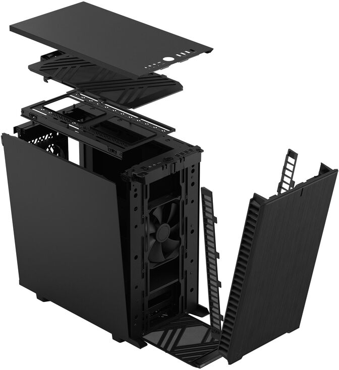 Caixa Micro-ATX Fractal Design Define 7 Mini Black Solid image number 23