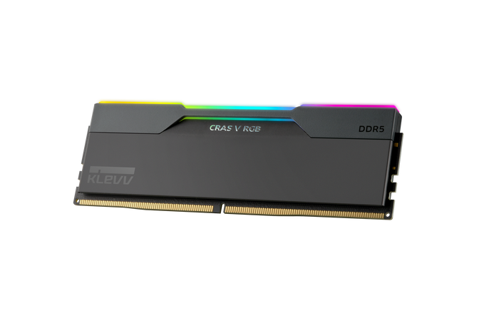 KLEVV Kit 32GB (2 x 16GB) DDR5 CRAS V 6000MHz CL28 RGB Obsidian Black (Intel XMP/AMD Expo) image number 8