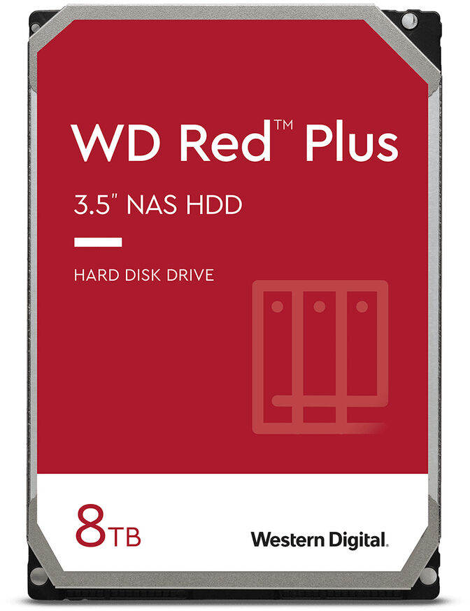 Disco Western Digital Red Plus 8TB 5640rpm 256MB SATA III image number 0