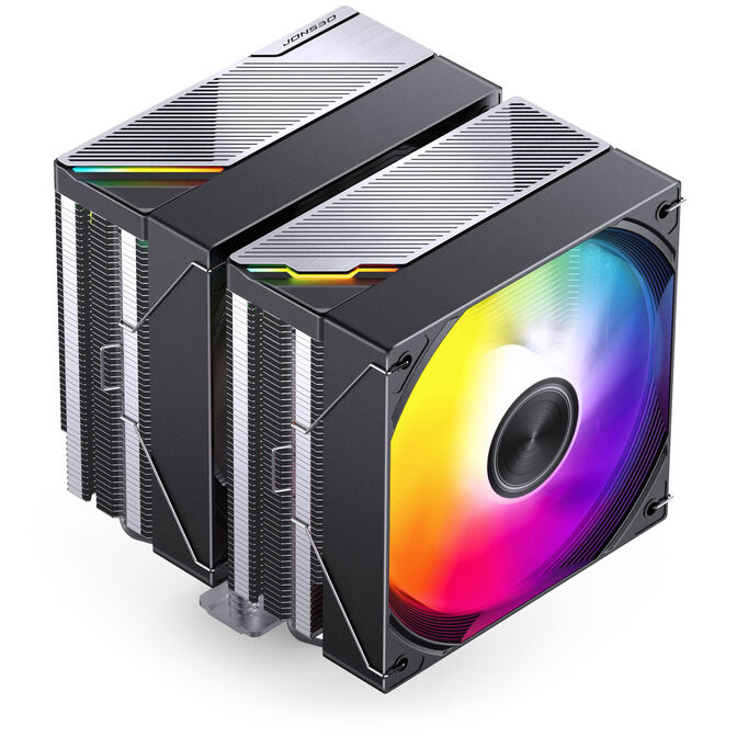Cooler CPU Jonsbo CA80 ARGB Preto - 2x 120mm