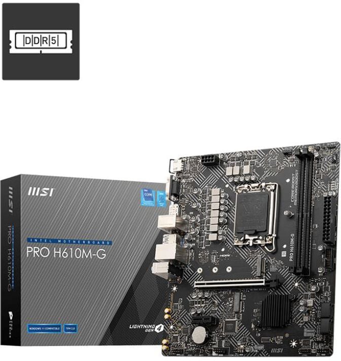 Motherboard MSI PRO H610M-G image number 0