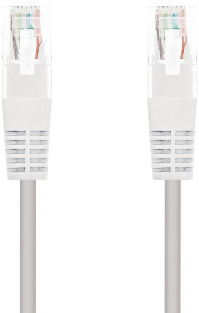 Cabo de Rede Nanocable RJ45 CAT.6 UTP AWG24 3 M Branco image number 0
