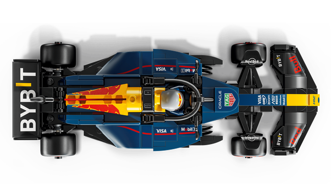 LEGO Speed Champions: Carro de Corrida Oracle Red Bull Racing RB20 F1, 251 Pe&ccedil;as (77243) image number 4