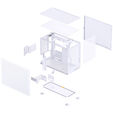 Caixa Micro-ATX Jonsbo D32 PRO MESH Branco image number null