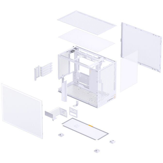 Caixa Micro-ATX Jonsbo D32 PRO MESH Branco image number 12