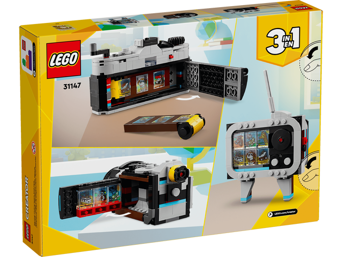 LEGO Creator 3-em-1: C&acirc;mara Retro, 261 Pe&ccedil;as (31147) image number 1