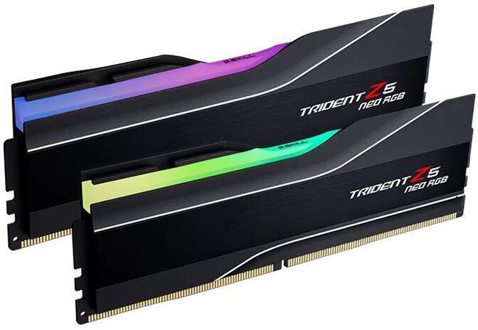 G.Skill Kit 32GB (2 x 16GB) DDR5 6400MHz Trident Z5 Neo RGB CL32 Black image number 0