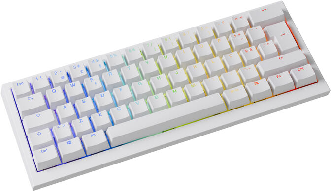 Teclado Mec&acirc;nico Ducky One X Mini Wireless Pure White RGB Ducky Linear Inductive Switch (PT) image number 6