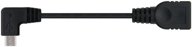 Cabo USB 2.0 OTG Angular Nanocable Micro B/M-A/F 15CM Preto image number 2