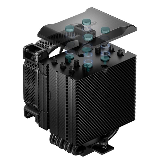 Cooler CPU Jonsbo HX6210 Preto - 92mm image number 15