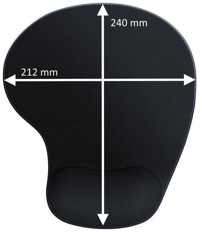 Tapete de Rato (Mousepad) de Rato Ewent com apoio de pulso em Gel image number 2