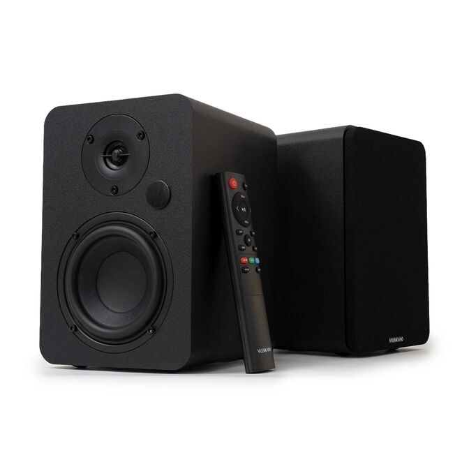 Colunas Hi-Fi Vulkkano A4 ARC MKII 40W Bluetooth HDMI ARC Pretas image number 3