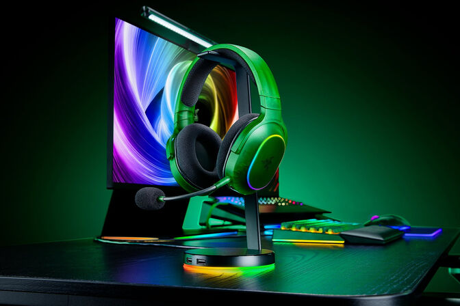 Headset Razer Barracuda X Chroma Wireless/Bluetooth Phantom Green image number 8