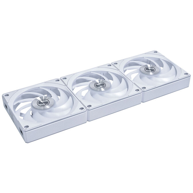 Ventoinha Lian Li UNI FAN CL120 FLEX Wireless RGB Reverse Blade PWM Branco 120mm image number 1