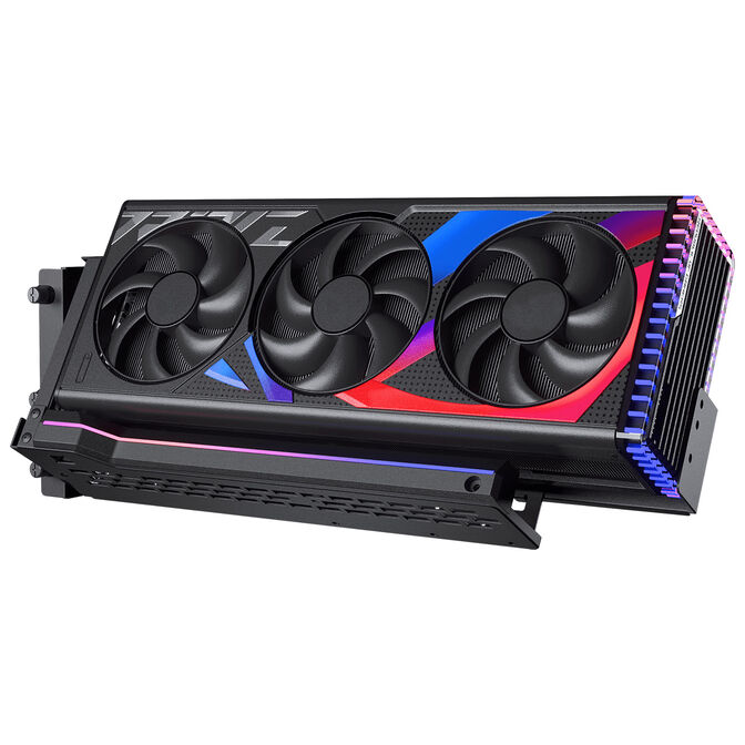 GPU Bracket Vertical Phanteks+Cabo PCI-E 5.0 x16 Fita Riser 22cm Preto image number 2