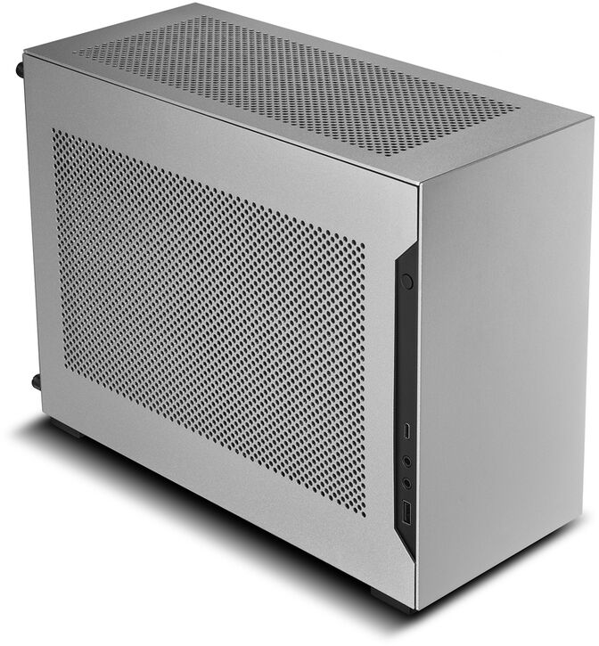 Caixa Mini-ITX Lian Li x Dan Cases A4-H2O A4 PCIE4.0 Silver image number 2