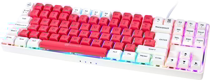 Teclado Mec&acirc;nico GAMIAC TKL RGB90G Kailh Blue Branco/Rosa (ES) image number 3