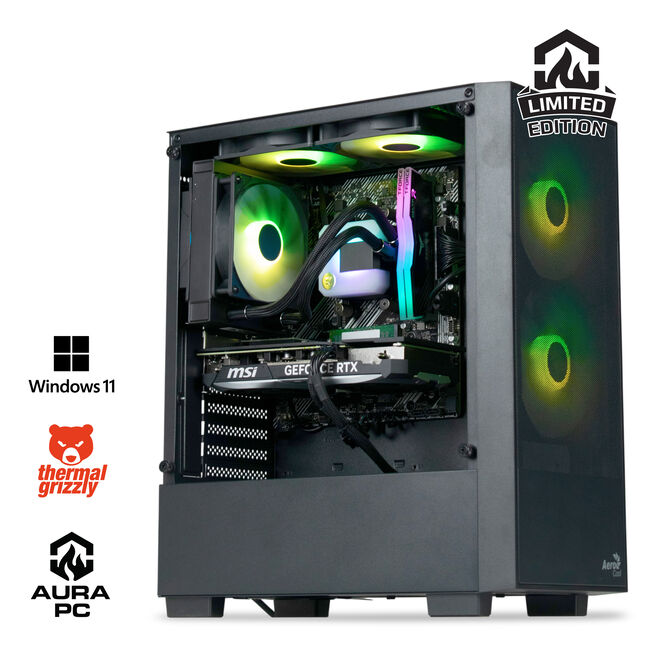 Computador AURA Limited-PC Ryzen 7 5700X 32GB DDR4 1TB RTX 4070 WiFi W11 image number 0