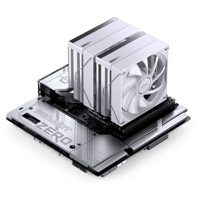 Cooler CPU Jonsbo CB80 ARGB Branco - 120mm image number 13