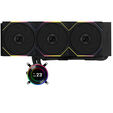 Water Cooler CPU AIO Lian Li HydroShift II LCD-C 360TL FLEX Wireless Preto - 360mm image number null