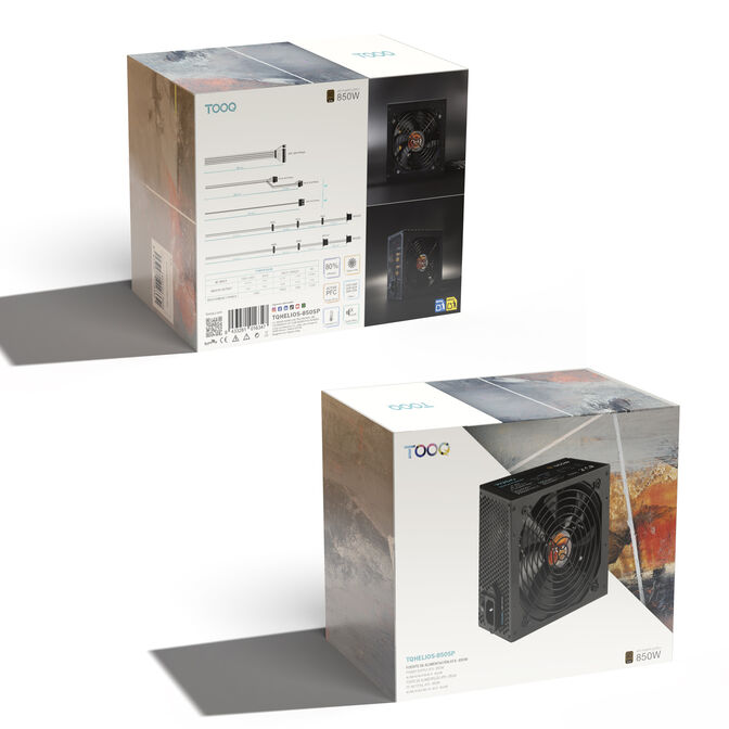 Fonte de Alimenta&ccedil;&atilde;o Tooq ATX 850W APFC 80PLUS Bronze image number 6