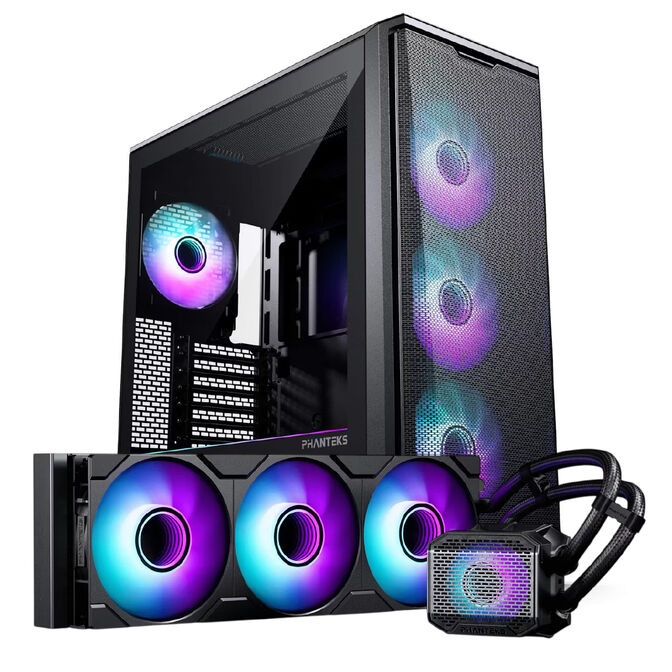 Bundle Phanteks Caixa ATX Eclipse G400A Preta DRGB + AIO Glacier One 360mm image number 0