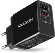 Carregador de parede AXAGON ACU-QS24 5V 1,2A + 1x QC3.0 24W Preto image number null