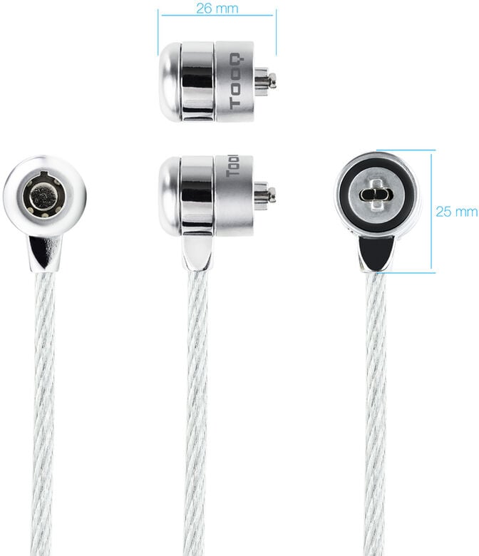 Cadeado Tooq Anti-Roubo c/Chave 1.50 metro image number 1