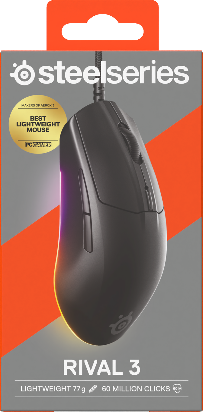Rato Steelseries Rival 3 Gen2 Preto image number 9