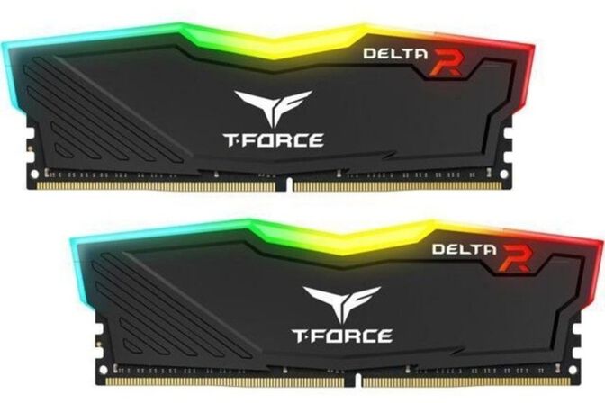 Team Group Kit 32GB (2 x 16GB) DDR4 3200MHz Delta RGB Black CL16 image number 0