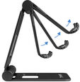 Suporte de Mesa Tooq Ajust&aacute;vel p/ Smartphone/Tablet Max. 10" Preto image number null