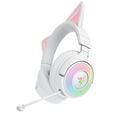 Headset Razer Kraken Kitty V3 Pro Wireless/Bluetooth Branco image number null