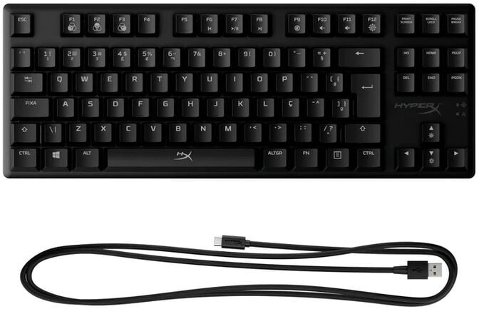 Teclado Mec&acirc;nico HyperX Alloy Origins Core RGB Gaming PT-BR HyperX Red Switches - TKL (PT-BR) image number 4