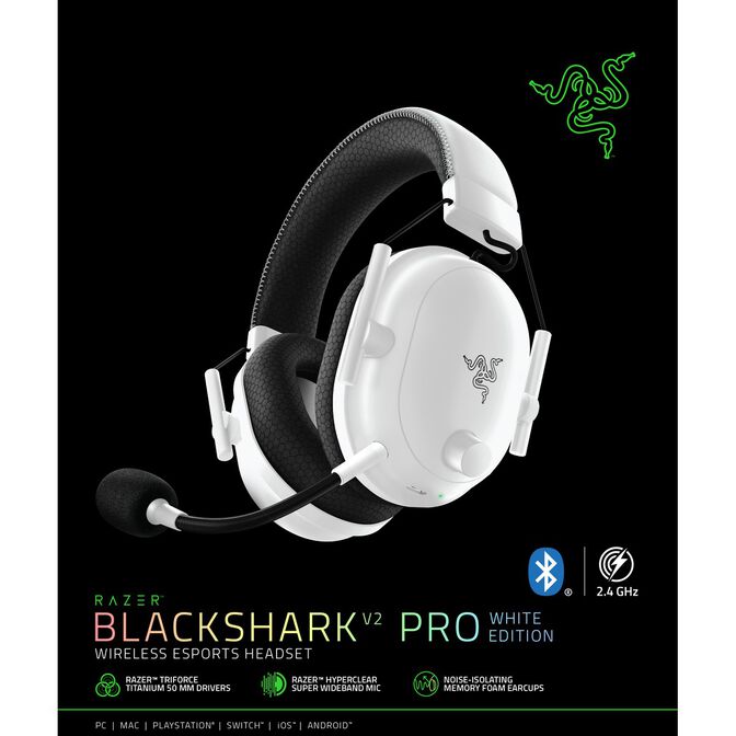 Headset Razer BlackShark V2 Pro (2023) Branco image number 7