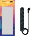 R&eacute;gua Nanocable 6 Tomadas 1.4 M Preto image number null