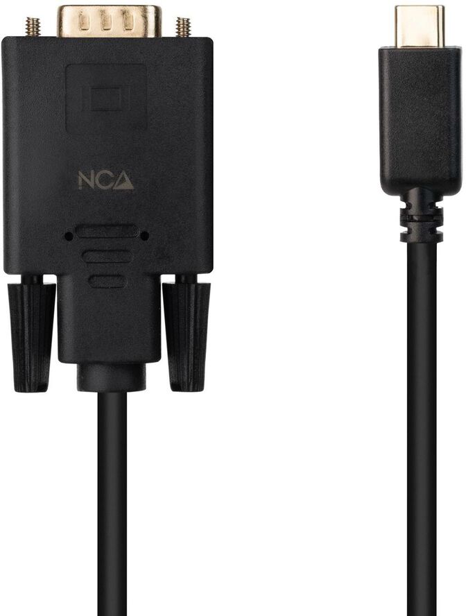 Cabo Conversor Nanocable USB-C > VGA 1.8 M Preto image number 1