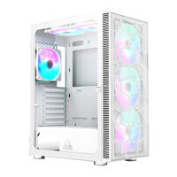 Caixa ATX Montech X3 Mesh RGB Vidro Temperado Branco