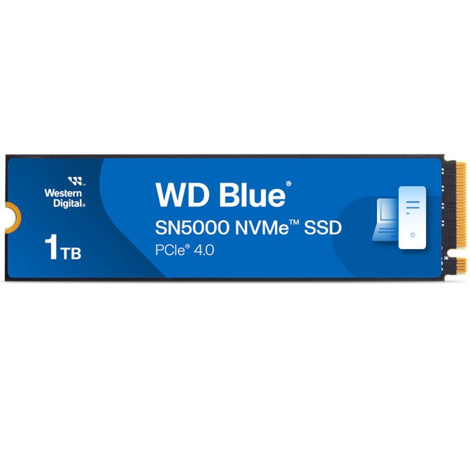 Disco SSD Western Digital Blue SN5000 1TB Gen4 M.2 NVMe (5150/4900MB/s) image number 1