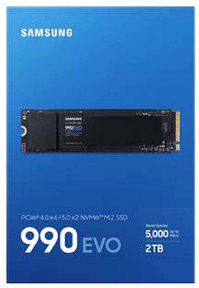 SSD Samsung 990 EVO 2TB Gen4 M.2 NVMe (5000/4200MB/s) image number 3