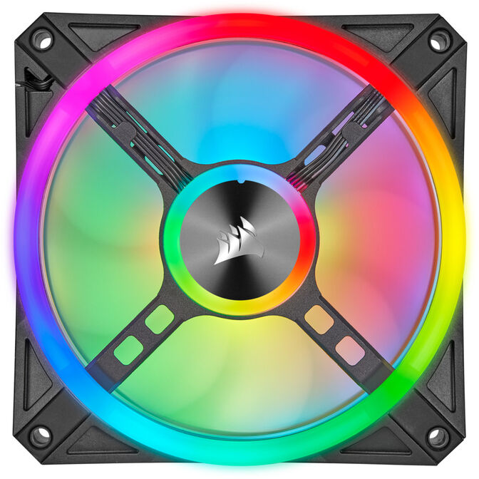 Ventoinha Corsair iCUE QL120 RGB PWM Preto 120mm image number 3