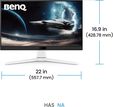 Monitor BenQ MOBIUZ 25" EX251 IPS FHD 220Hz 1ms FreeSync Game Console Compatibility image number null